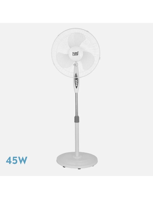 Ventilador De pie bise blanco