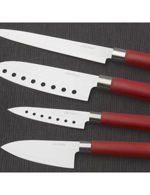 Cuchillos set 4 Santoku con...